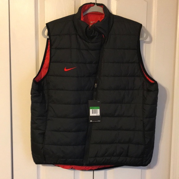 red nike vest womens